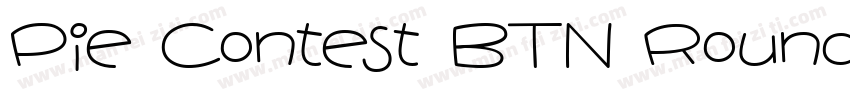 Pie Contest BTN Round字体转换